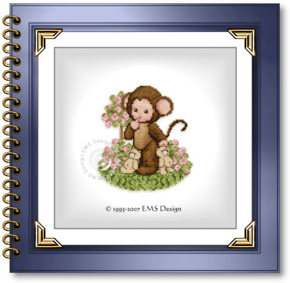 Cross Stitch Babies and Bears by EMS Design. The Animal Babies