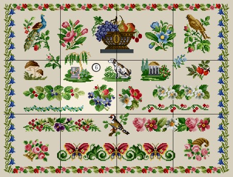 Antique Sampler - Download 06